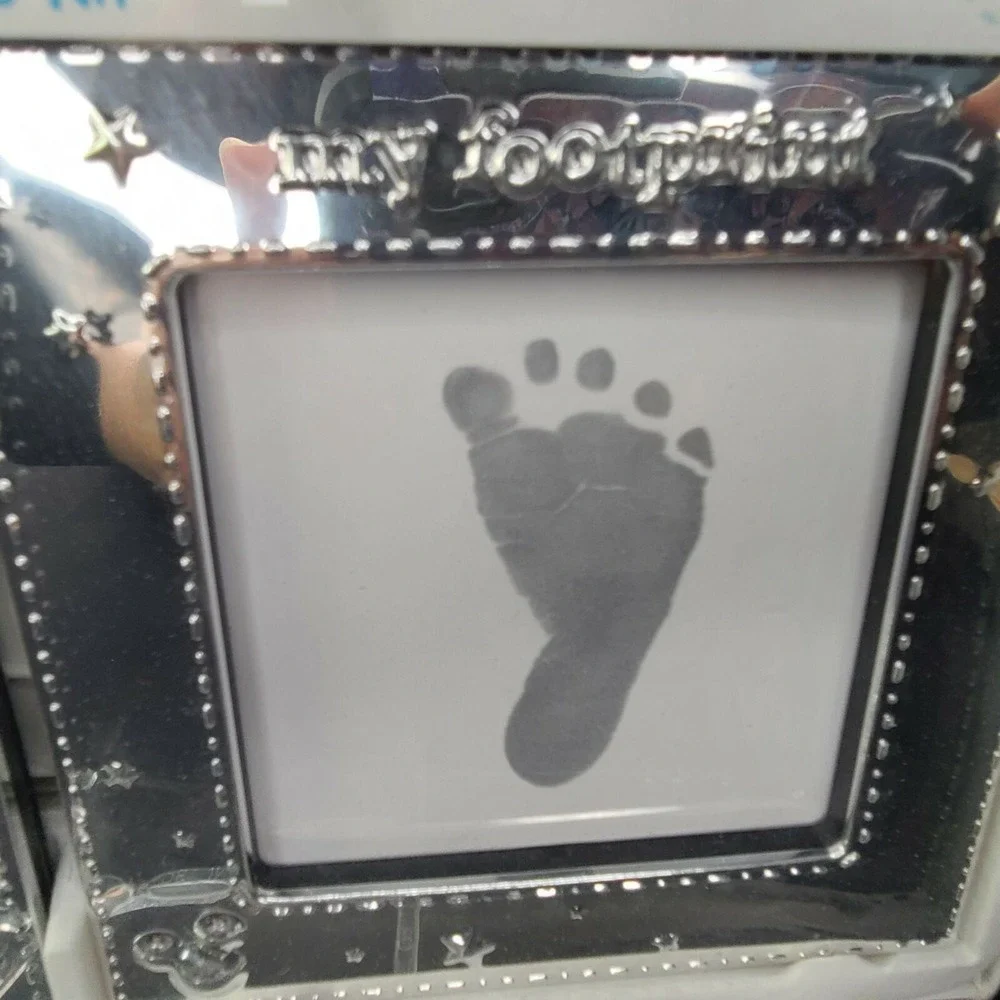 Disney Babys First Hand Foot Prints Frames Shower Gift Print C R Gibson New